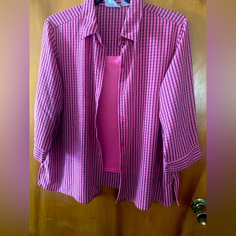 ladies Joanna plus long sleeve top
